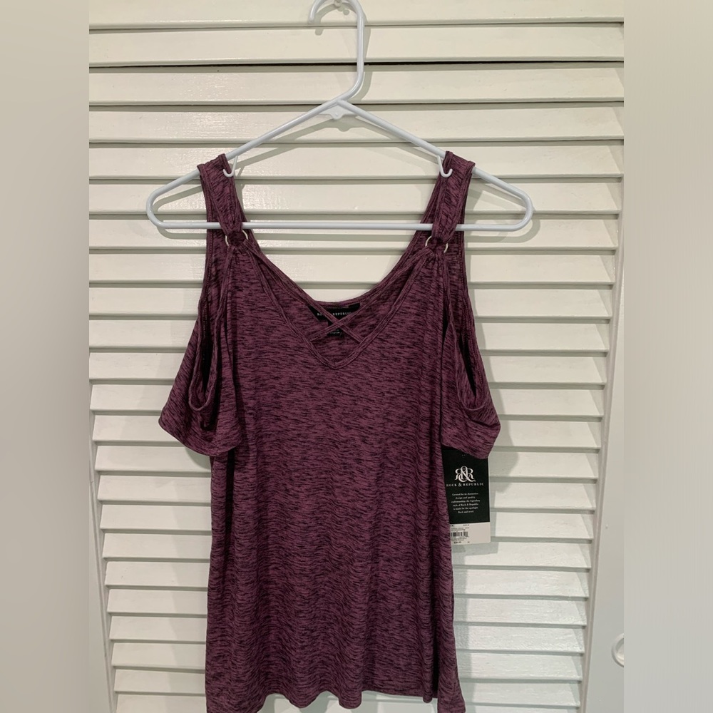 NWT** Medium Open Shoulder Blouse